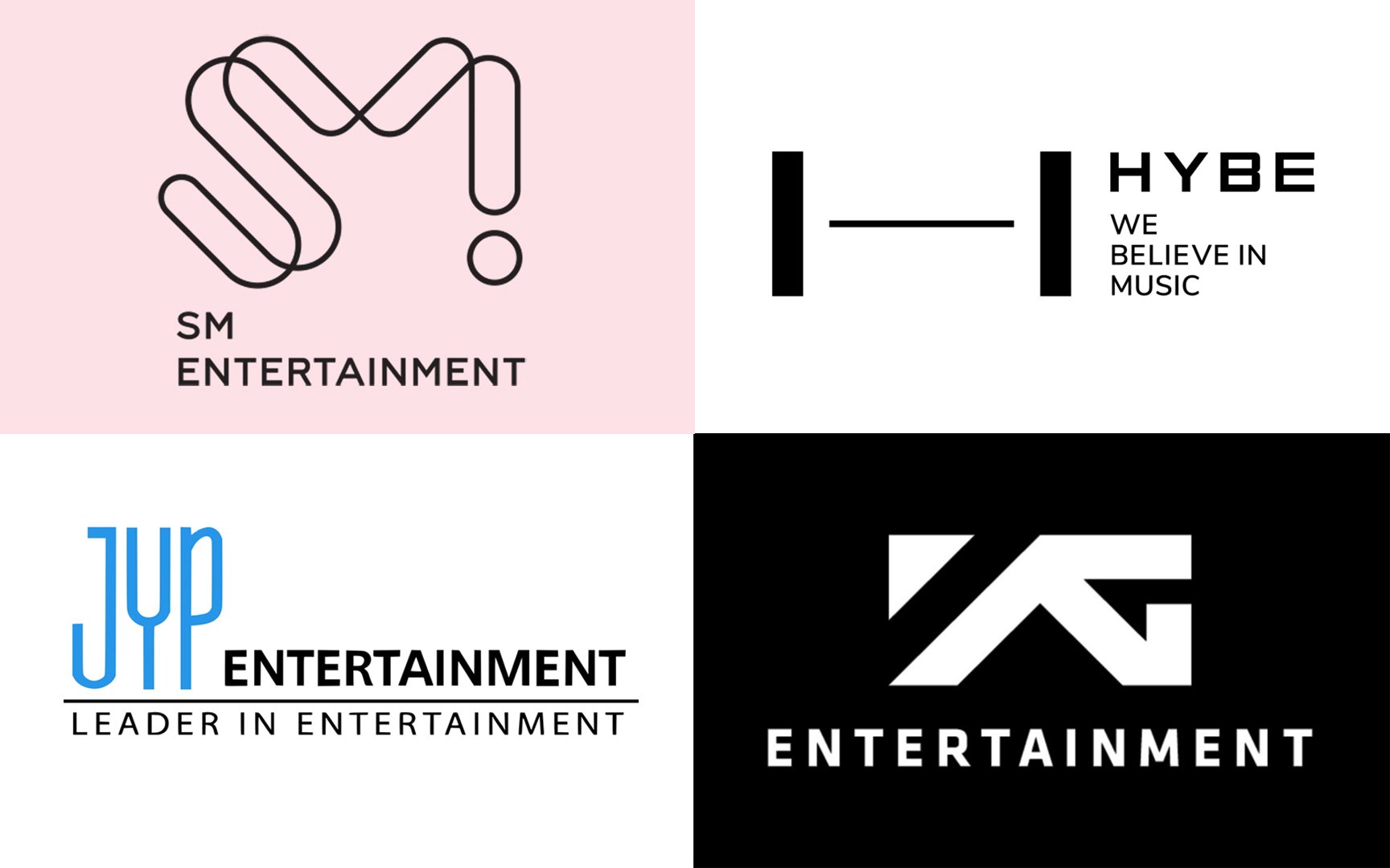 K-Pop Powerhouse: Meet SM, HYBE, YG, and JYP Crews!